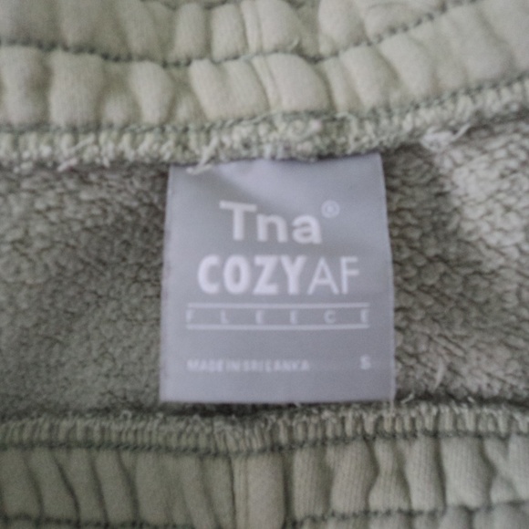 TNA CozyAF Mint Fleece Sweatpants - Picture 4 of 4